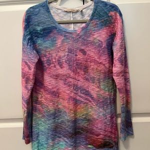 Soft Surroundings Crew Neck Tunic Length Sweater